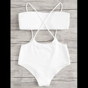 Two piece swim suit